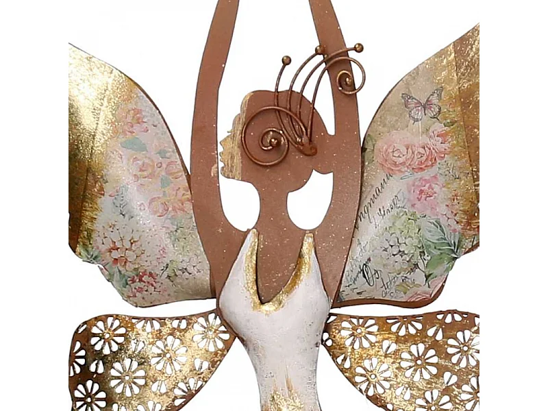 Fatina metallo ballerina bianco cm 37x12h68