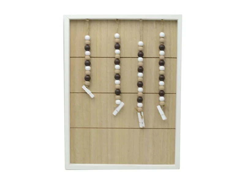 Portamemo lignum legno rettangolare cm 27x2,5h36