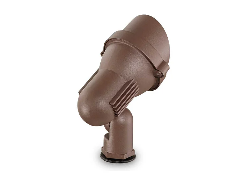 Piantana Moderna Da Esterno Terra Alluminio Coffee 1 Luce Gu10