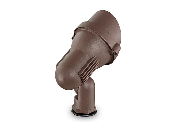 Piantana Moderna Da Esterno Terra Alluminio Coffee 1 Luce Gu10