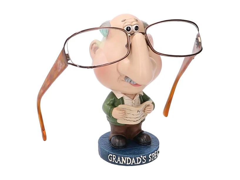 Portaocchiali resina uomo con molla cm7x7h14,3