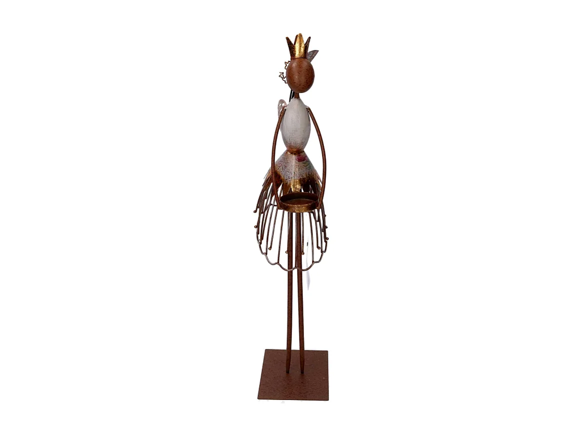 Fatina metallo oro cm 21,6x10,16h50,2