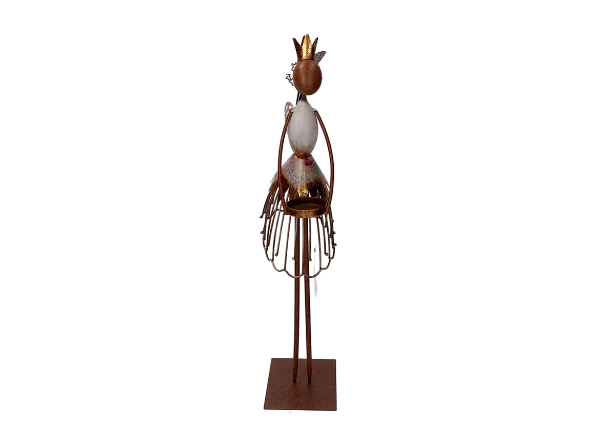 Fatina metallo oro cm 21,6x10,16h50,2