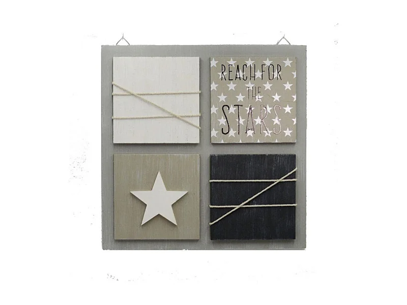 Portamemo muro legno cm 30x30x2