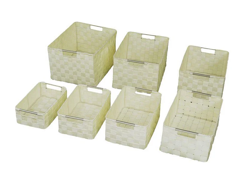 Cassetto poliestere crema 1-7 cm 38x28h21