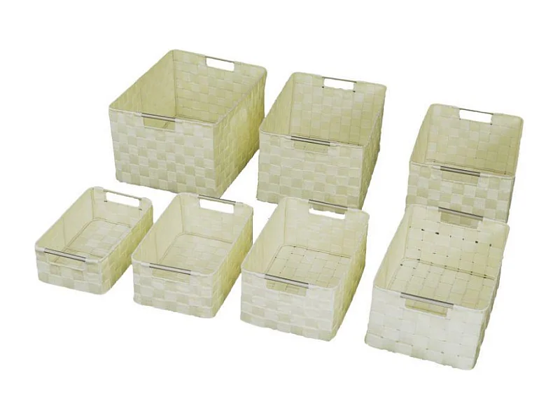 Cassetto poliestere crema 1-7 cm 38x28h21