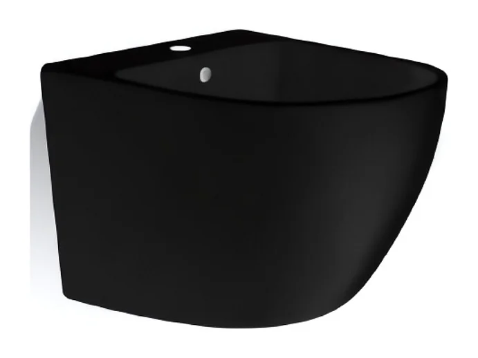 Bidet sospeso YJ-BD08 48.5x36x36 cm nero opaco