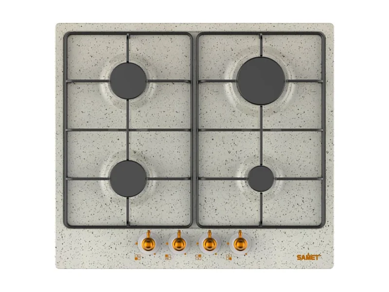 Samet piano cottura 4 fuochi da 60 cm avena Diomede