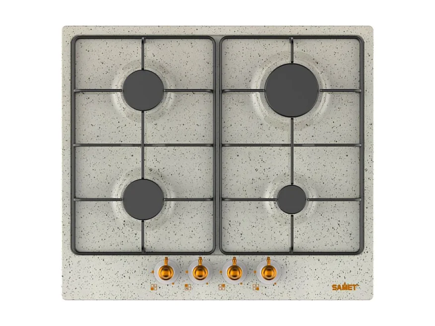 Samet piano cottura 4 fuochi da 60 cm avena Diomede
