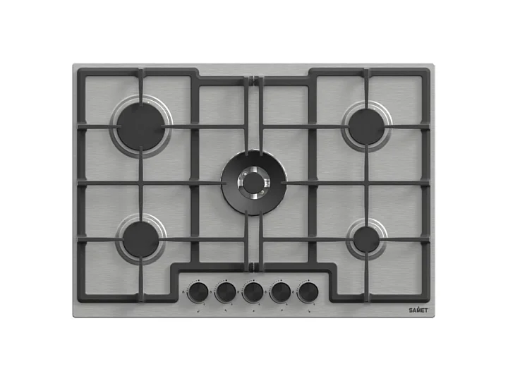 Samet piano cottura Mercurio 75 inox