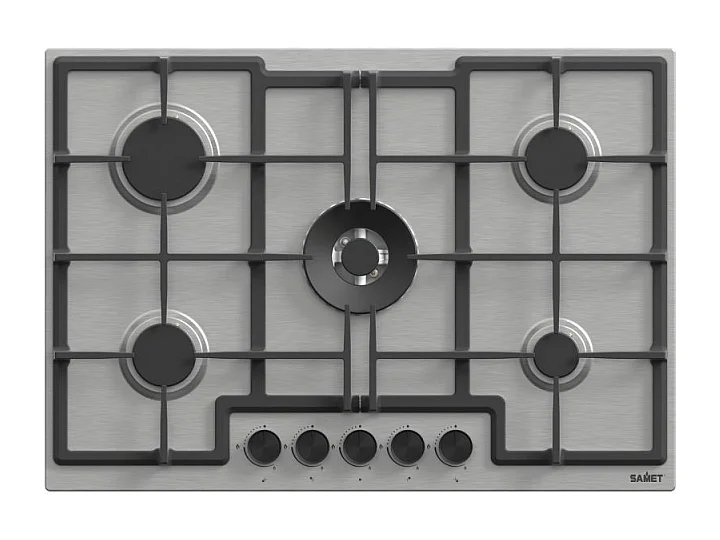 Samet piano cottura Mercurio 75 inox