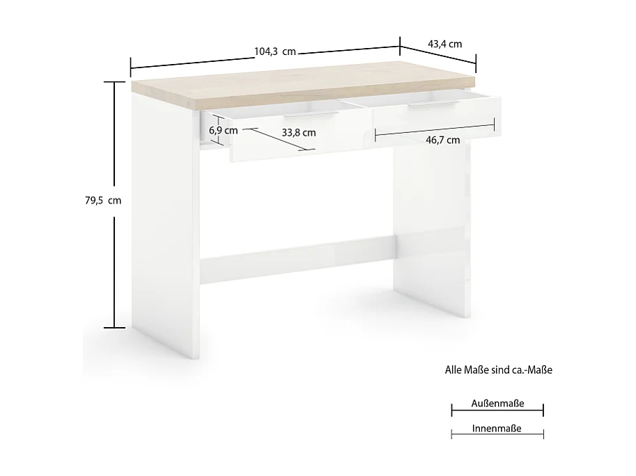 Mobile toilette con 1 cassetto IDEA 24 made in Italy