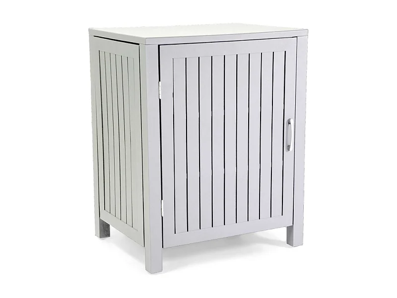 Mobiletto alluminio bianco cm 70x54,5h90