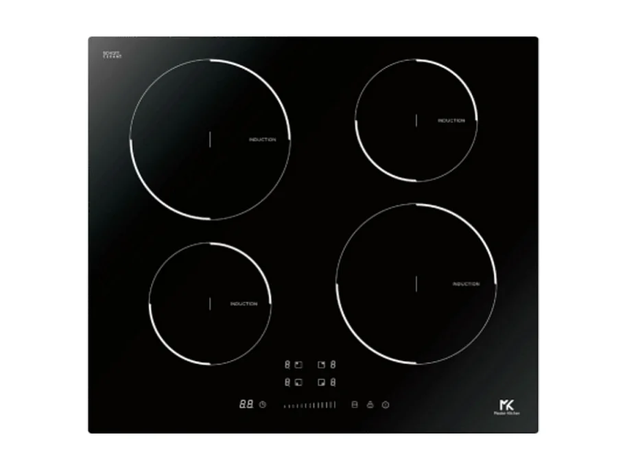 Piano cottura induzione da incasso 4 zone Master Kitchen MKHI604BK