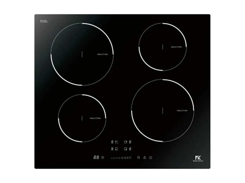 Piano cottura induzione da incasso 4 zone Master Kitchen MKHI604BK