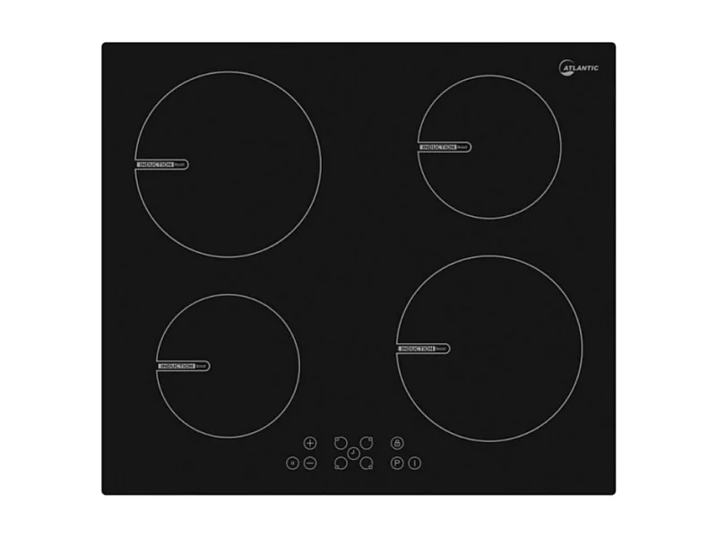 Piano cottura Atlantic ad induzione ATVIFCT13P 4 zone colore nero