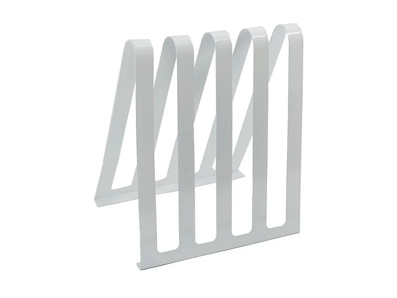 Portariviste metallo bianco 4 posti cm 31x22h36