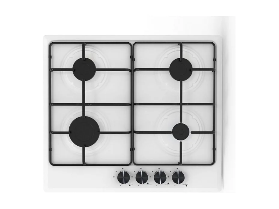 Samet Piano cottura gas 4 fuochi bianco Circe
