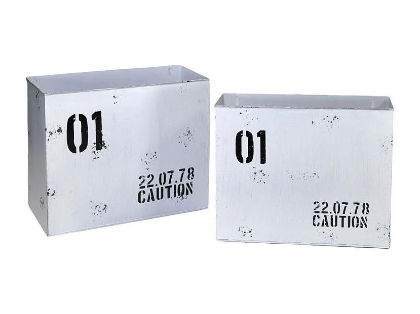 Portariviste metallo bristol bianco 1-2cm34,5x15,5h28