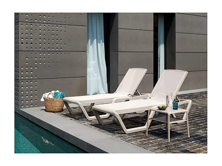 SET DUE TAVOLINI VELA TECNOPOLIMERO SCABDESIGN MADE IN ITALY - Lino 11