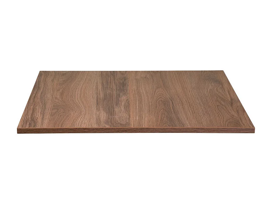 Top tavolo nobilitato rovere naturale quadro cm 80x1,8x80