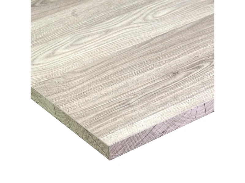 Top tavolo nobilitato rovere medusa quadro cm 80x1,8x80