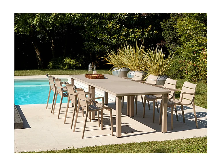 TAVOLO ERCOLE TECNOPOLIMERO SCAB DESIGN MADE IN ITALY - Lino 11