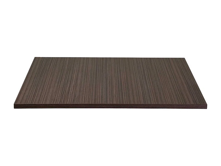 Top tavolo nobilitato noce moderno quadro cm 80x1,8x80