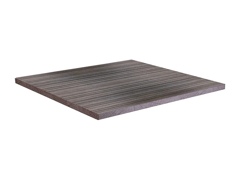 Top tavolo nobilitato noce moderno quadro cm 80x1,8x80