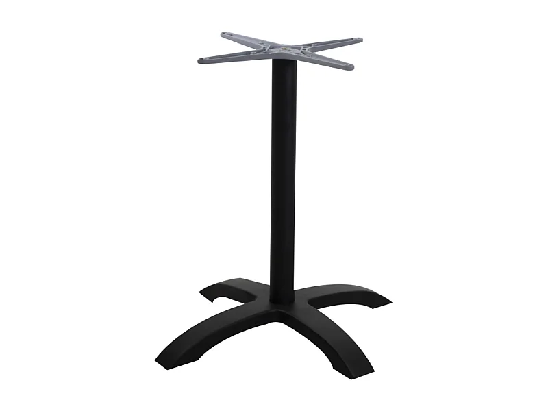 Base tavolo alluminio Alan nero cm 52x52h72