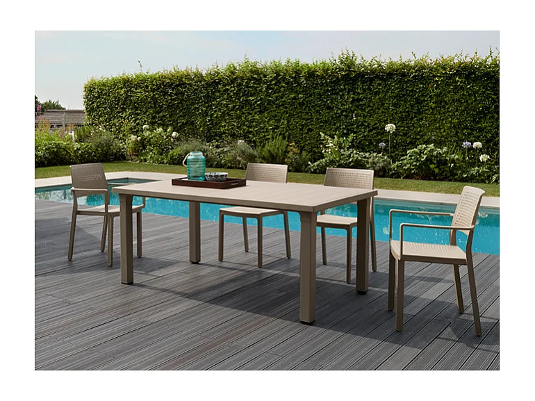 TAVOLO ERCOLE TECNOPOLIMERO SCAB DESIGN MADE IN ITALY - Tortora 15