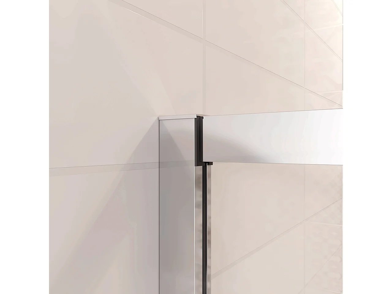 150x185 cm Porta Doccia Per Nicchia Anta Scorrevole Ingresso Laterale In Vetro 5mm Temperato Trasparente