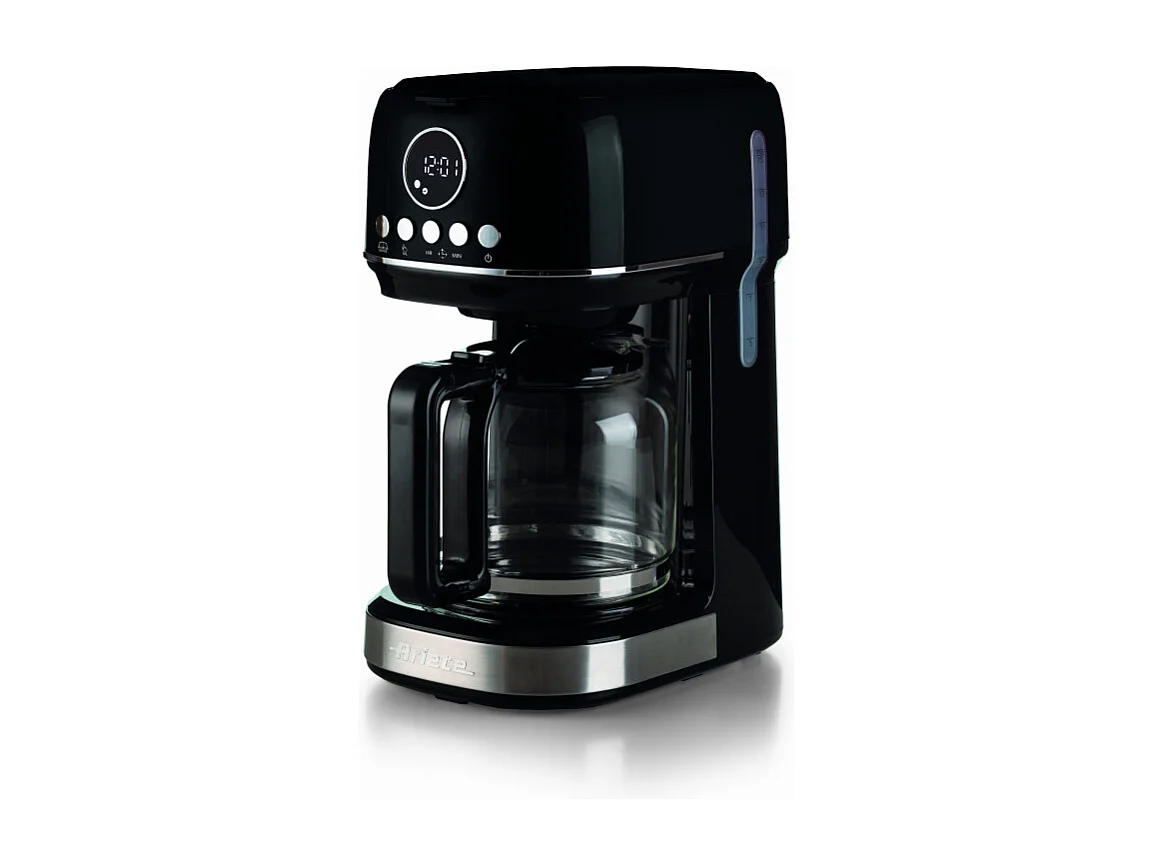 Machine à café filtre moderne Ariete 1396 Base chauffante pour café américain Écran LCD Noir