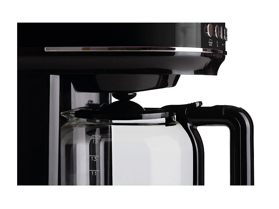 Machine à café filtre moderne Ariete 1396 Base chauffante pour café américain Écran LCD Noir