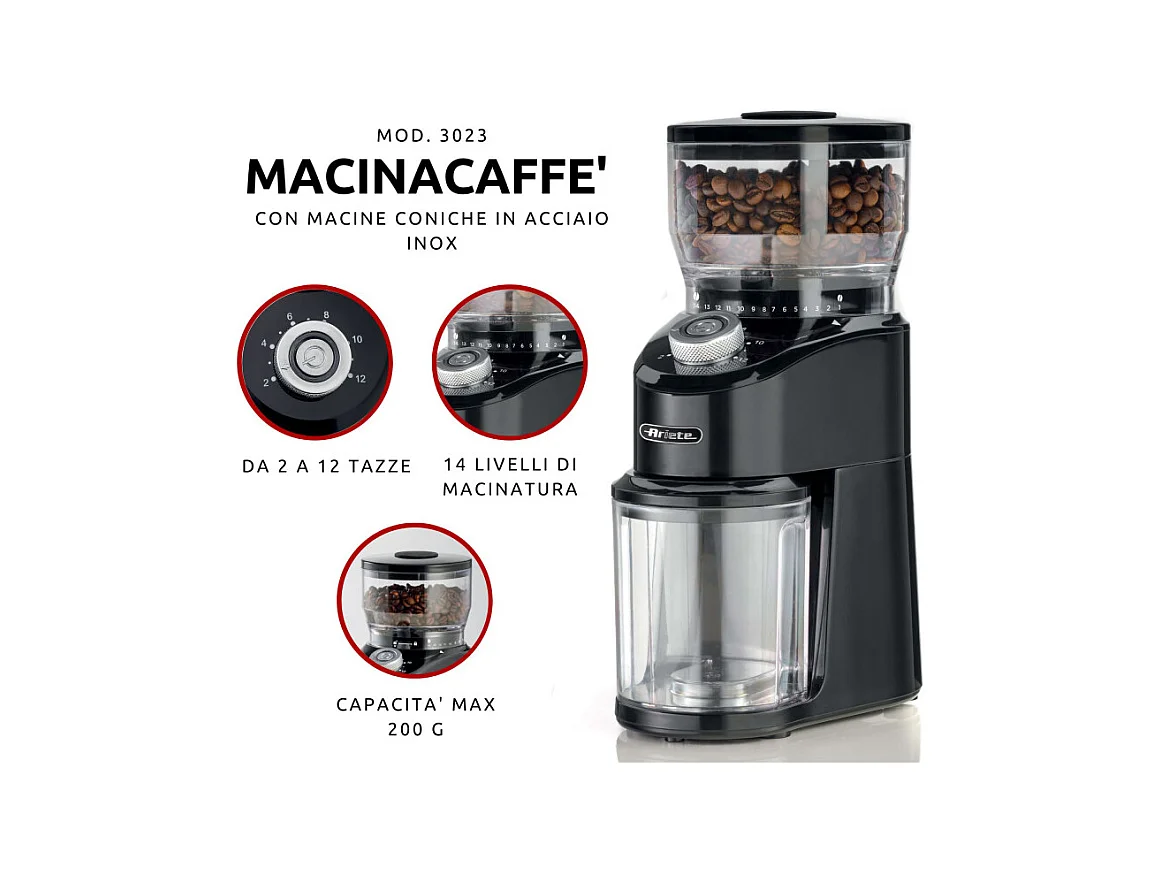 Macina caffè 3023 - Nero