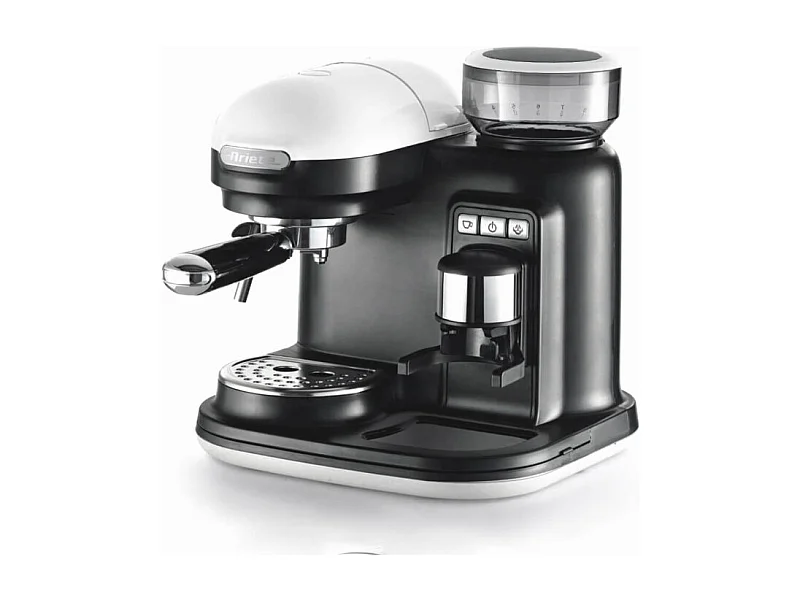 Macchina per Caffè Espresso con Macinacaffè Integrato - 1080W - 800cc - Bianco