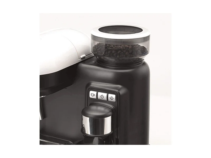 Macchina per Caffè Espresso con Macinacaffè Integrato - 1080W - 800cc - Bianco