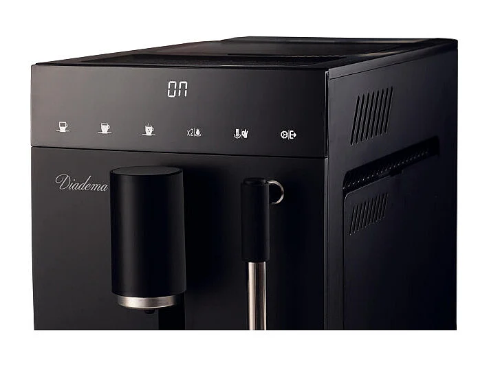 Macchina da caffè automatica 1350W 19 bar - dispositivo cappuccino - display LED - Nera