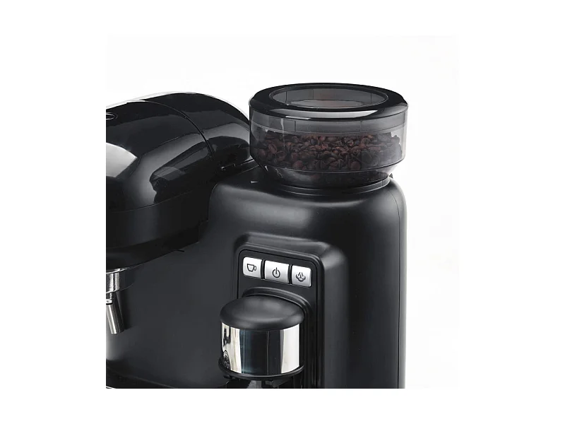 Macchina per Caffè Espresso con Macinacaffè Integrato - 1080W - 800cc - Nero