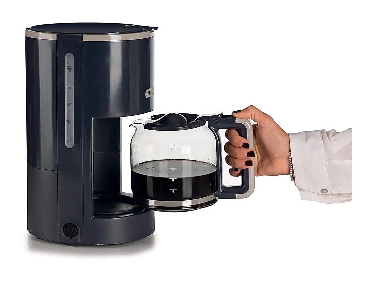 Macchina per caffè americano 12 tazze, filtro lavabile, indicatore luminoso - Dark & Sahara Grey