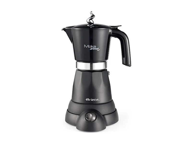 Moka Elettrica con Autospegnimento - 4/6 Tazze - 480 Watt - Nero