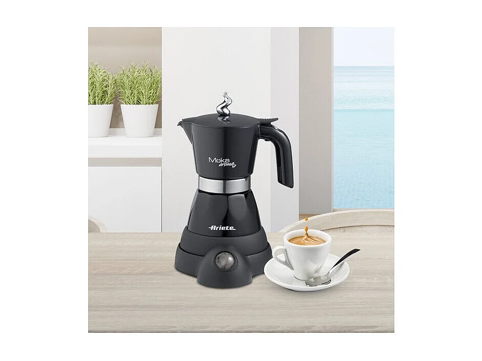 Machine à café expresso Ariete Moka 1368 Moka Aroma 480 watts noir