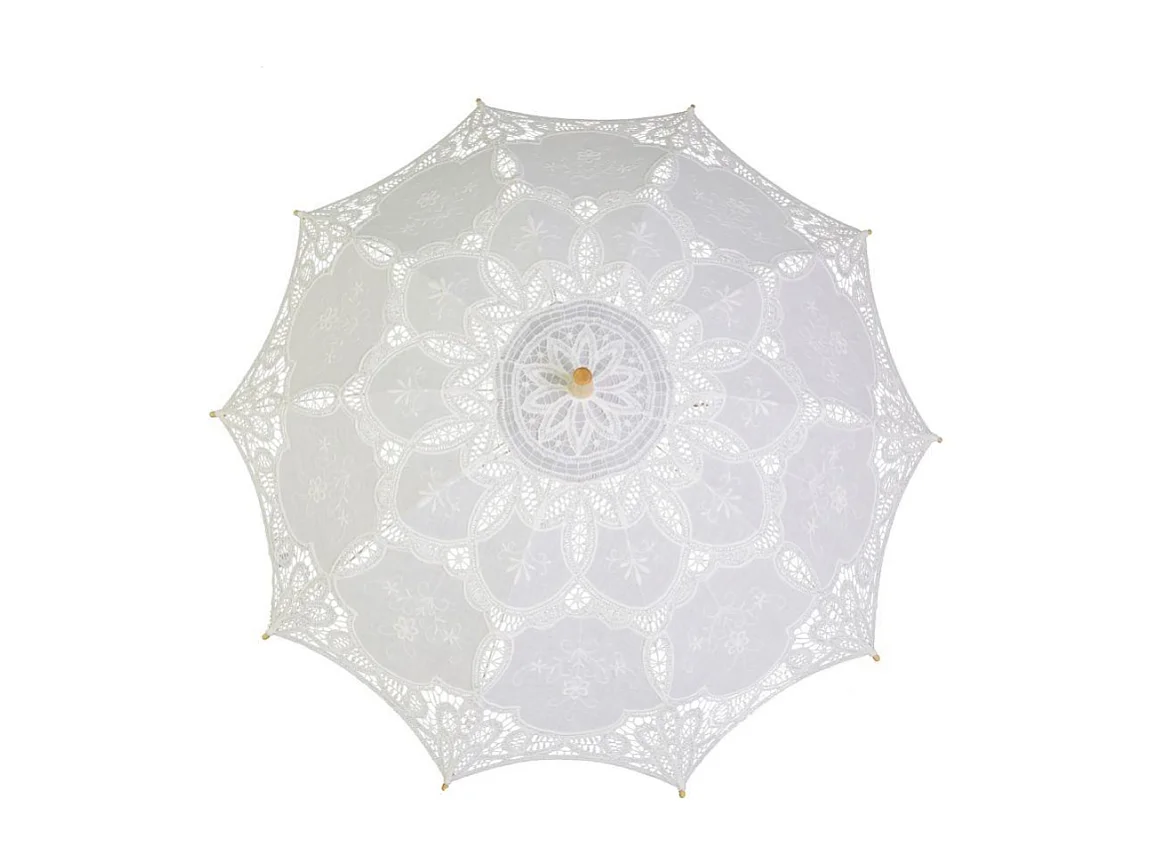 Ombrello pizzo bianco cmÃ¸85x67