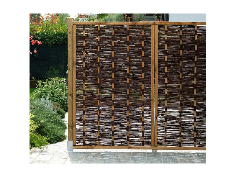 Pannello In Salice Con Cornice 115x180 cm