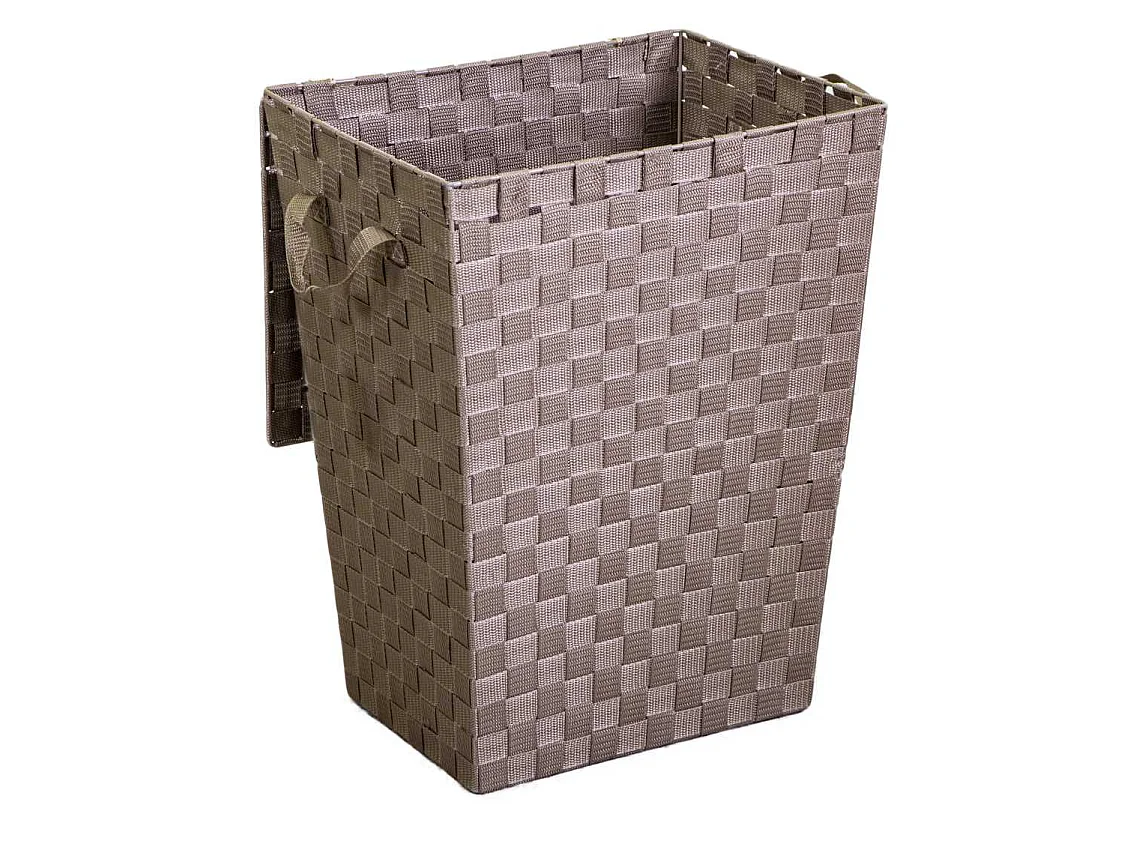 Cestone poliestere tortora rettangolarecm 40x30h53