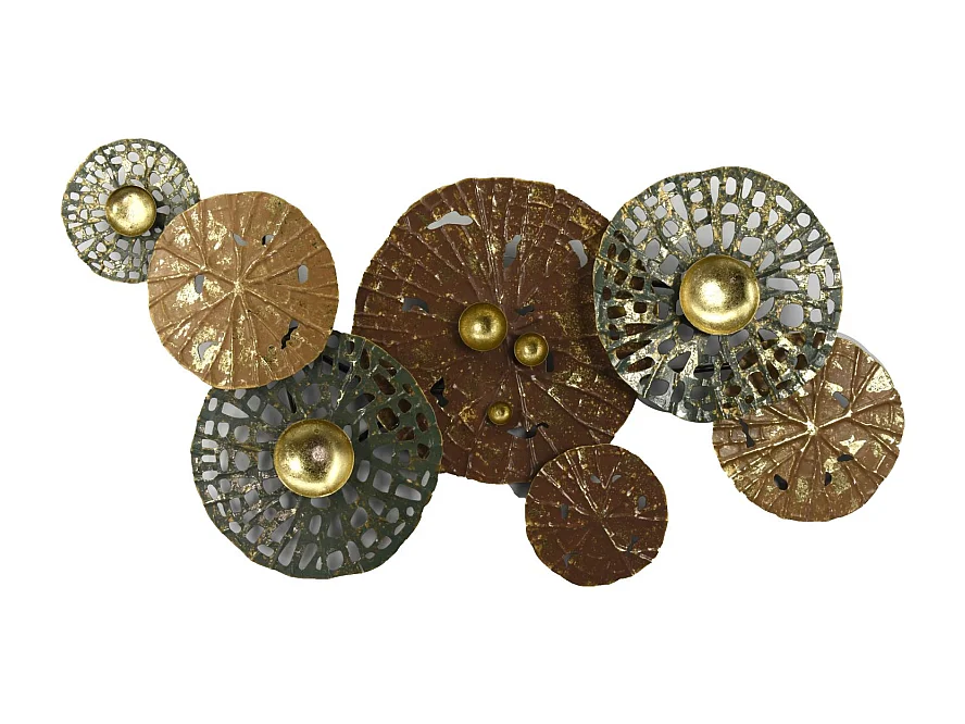 Quadro metallo verde rame cm 89,5x6,4x49,5