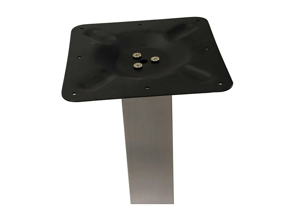 Base tavolo bar acciaio Jamie color inox quadro cm 40x40h108