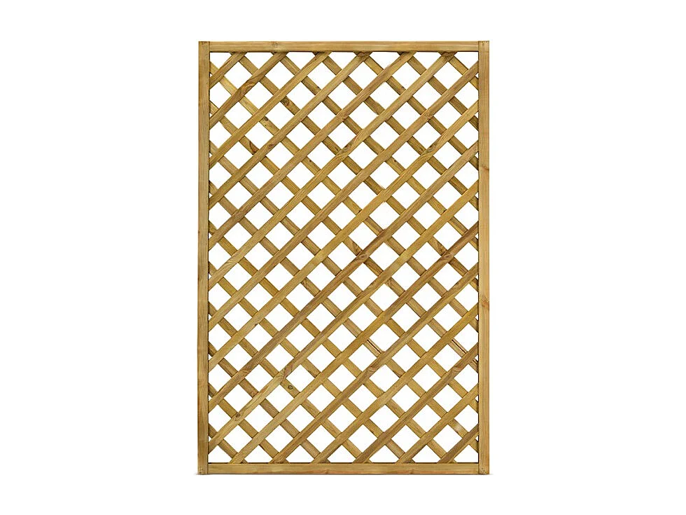 Gitterpaneel für Kletterpflanzen Garten Holz 90x180 cm Trendy