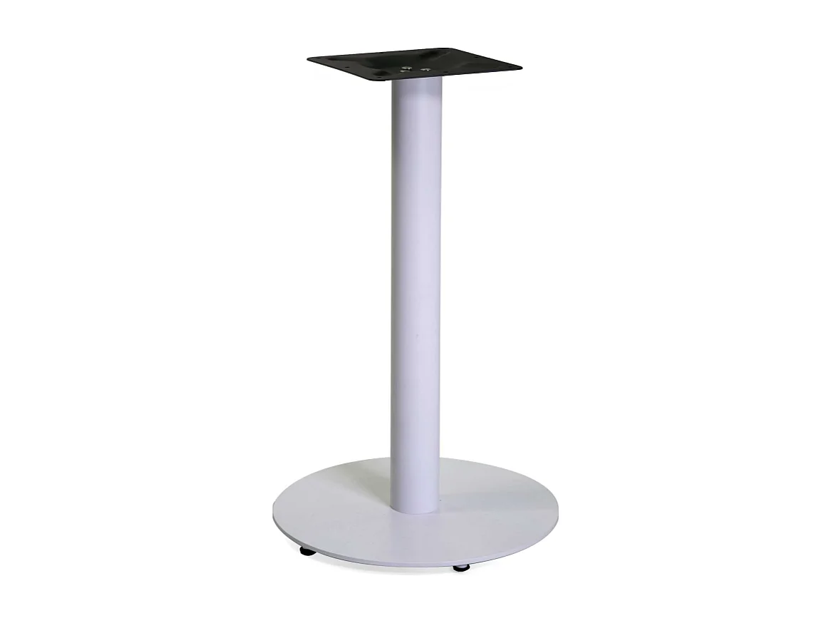 Base tavolo acciaio Gordon bianco tondocm ø45h72