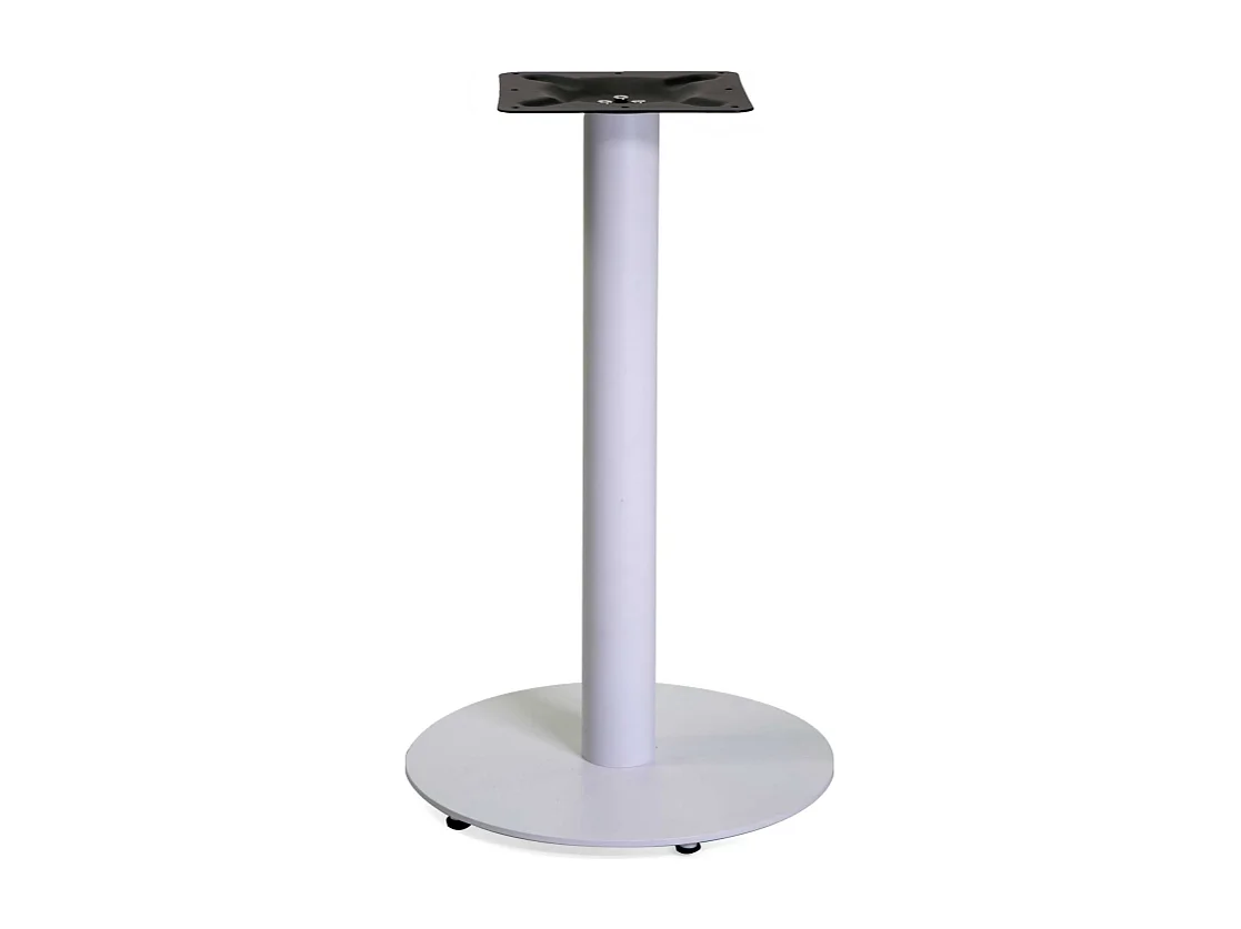Base tavolo acciaio Gordon bianco tondocm ø45h72